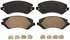 ZD856B by WAGNER - QuickStop Ceramic Disc Brake Pad Set