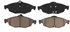 ZD869 by WAGNER - QuickStop Ceramic Disc Brake Pad Set