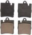 ZD876 by WAGNER - QuickStop Ceramic Disc Brake Pad Set