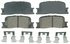 ZD885A by WAGNER - QuickStop Ceramic Disc Brake Pad Set