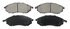 ZD888 by WAGNER - QuickStop Ceramic Disc Brake Pad Set