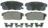 ZD900 by WAGNER - QuickStop Ceramic Disc Brake Pad Set