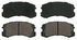 ZD904 by WAGNER - QuickStop Ceramic Disc Brake Pad Set