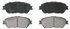 ZD906 by WAGNER - QuickStop Ceramic Disc Brake Pad Set