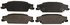 ZD922 by WAGNER - QuickStop Ceramic Disc Brake Pad Set