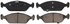 Wagner ZD925 Disc Brake Pad Set QuickStop Ceramic Disc Brake Pad Set
