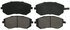 ZD929 by WAGNER - QuickStop Ceramic Disc Brake Pad Set