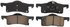 ZD935 by WAGNER - QuickStop Ceramic Disc Brake Pad Set