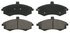 ZD941 by WAGNER - QuickStop Ceramic Disc Brake Pad Set