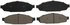 ZD953 by WAGNER - QuickStop Ceramic Disc Brake Pad Set