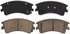 ZD957 by WAGNER - QuickStop Ceramic Disc Brake Pad Set