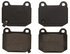 ZD961 by WAGNER - QuickStop Ceramic Disc Brake Pad Set