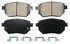 ZD969A by WAGNER - QuickStop Ceramic Disc Brake Pad Set