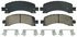 ZD974A by WAGNER - QuickStop Ceramic Disc Brake Pad Set