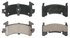 ZD988 by WAGNER - QuickStop Ceramic Disc Brake Pad Set