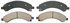 ZD989 by WAGNER - QuickStop Ceramic Disc Brake Pad Set