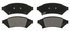 ZX1000 by WAGNER - QuickStop Semi-Metallic Disc Brake Pad Set