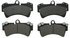 ZX1014A by WAGNER - QuickStop Semi-Metallic Disc Brake Pad Set