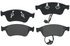 ZX1024 by WAGNER - QuickStop Semi-Metallic Disc Brake Pad Set