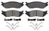 ZX1045 by WAGNER - QuickStop Semi-Metallic Disc Brake Pad Set