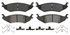 ZX1046 by WAGNER - QuickStop Semi-Metallic Disc Brake Pad Set