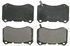 ZX1049 by WAGNER - QuickStop Semi-Metallic Disc Brake Pad Set