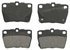 ZX1051 by WAGNER - QuickStop Semi-Metallic Disc Brake Pad Set