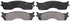 ZX1054 by WAGNER - QuickStop Semi-Metallic Disc Brake Pad Set