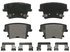 ZX1057 by WAGNER - QuickStop Semi-Metallic Disc Brake Pad Set