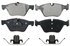 ZX1061A by WAGNER - QuickStop Semi-Metallic Disc Brake Pad Set