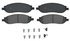 ZX1068 by WAGNER - QuickStop Semi-Metallic Disc Brake Pad Set