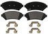 ZX1076 by WAGNER - QuickStop Semi-Metallic Disc Brake Pad Set