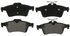 ZX1095 by WAGNER - QuickStop Semi-Metallic Disc Brake Pad Set