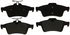 ZX1095A by WAGNER - QuickStop Semi-Metallic Disc Brake Pad Set