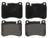 ZX1121 by WAGNER - QuickStop Semi-Metallic Disc Brake Pad Set