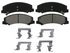 ZX1159 by WAGNER - QuickStop Semi-Metallic Disc Brake Pad Set
