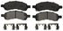 ZX1169 by WAGNER - QuickStop Semi-Metallic Disc Brake Pad Set