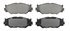 ZX1178 by WAGNER - QuickStop Semi-Metallic Disc Brake Pad Set