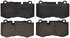 ZX1223 by WAGNER - QuickStop Semi-Metallic Disc Brake Pad Set