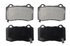 ZX1270 by WAGNER - QuickStop Semi-Metallic Disc Brake Pad Set