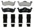 ZX1279 by WAGNER - QuickStop Semi-Metallic Disc Brake Pad Set