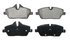 ZX1308 by WAGNER - QuickStop Semi-Metallic Disc Brake Pad Set