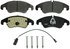 ZX1322 by WAGNER - QuickStop Semi-Metallic Disc Brake Pad Set