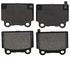 ZX1368 by WAGNER - QuickStop Semi-Metallic Disc Brake Pad Set