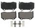 ZX1379 by WAGNER - QuickStop Semi-Metallic Disc Brake Pad Set