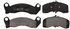 ZX150 by WAGNER - QuickStop Semi-Metallic Disc Brake Pad Set