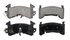 ZX154 by WAGNER - QuickStop Semi-Metallic Disc Brake Pad Set