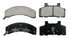 ZX215 by WAGNER - QuickStop Semi-Metallic Disc Brake Pad Set