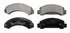 ZX249 by WAGNER - QuickStop Semi-Metallic Disc Brake Pad Set