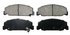 ZX273 by WAGNER - QuickStop Semi-Metallic Disc Brake Pad Set